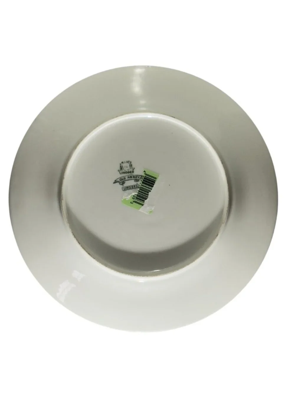 Limoges France Old Abbey Dinner Plate With Gold Greek Key Design Set of 4